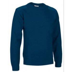 Camisola de malha grossa de gola redonda