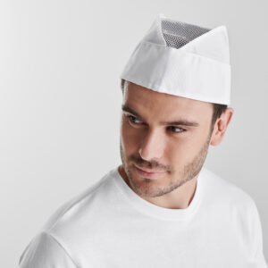 Gorro com rede na parte superior